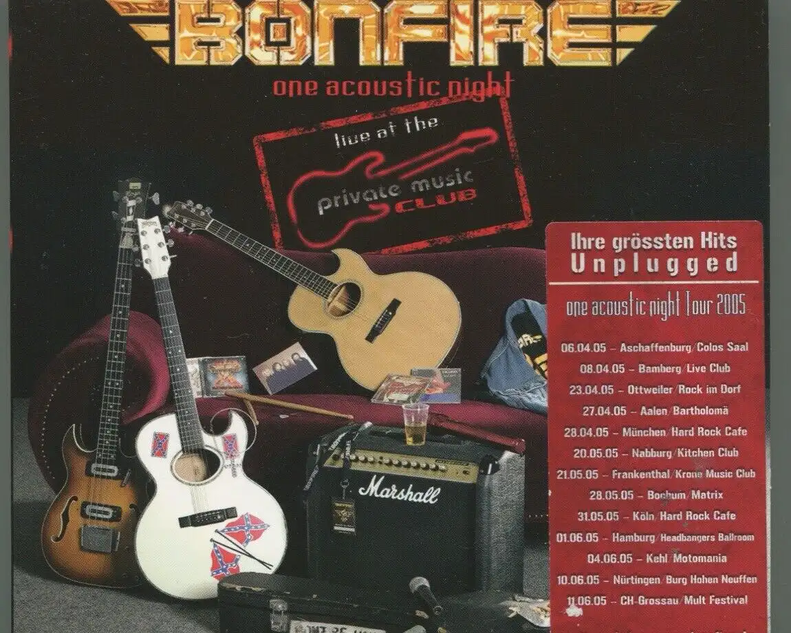 2CD Bonfire: One Acoustic Night - Die größten Hits Unplugged (EMS) 2005