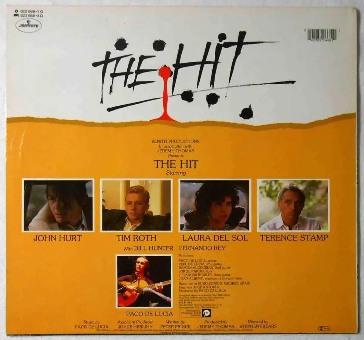 LP The Hit - Paco de Lucia - Soundtrack (Mercury 822 668-1) D 1984