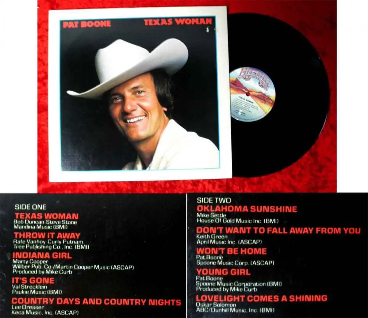 LP Pat Boone: Texas Woman (Hitsville 1C 062-98 470) D 1976