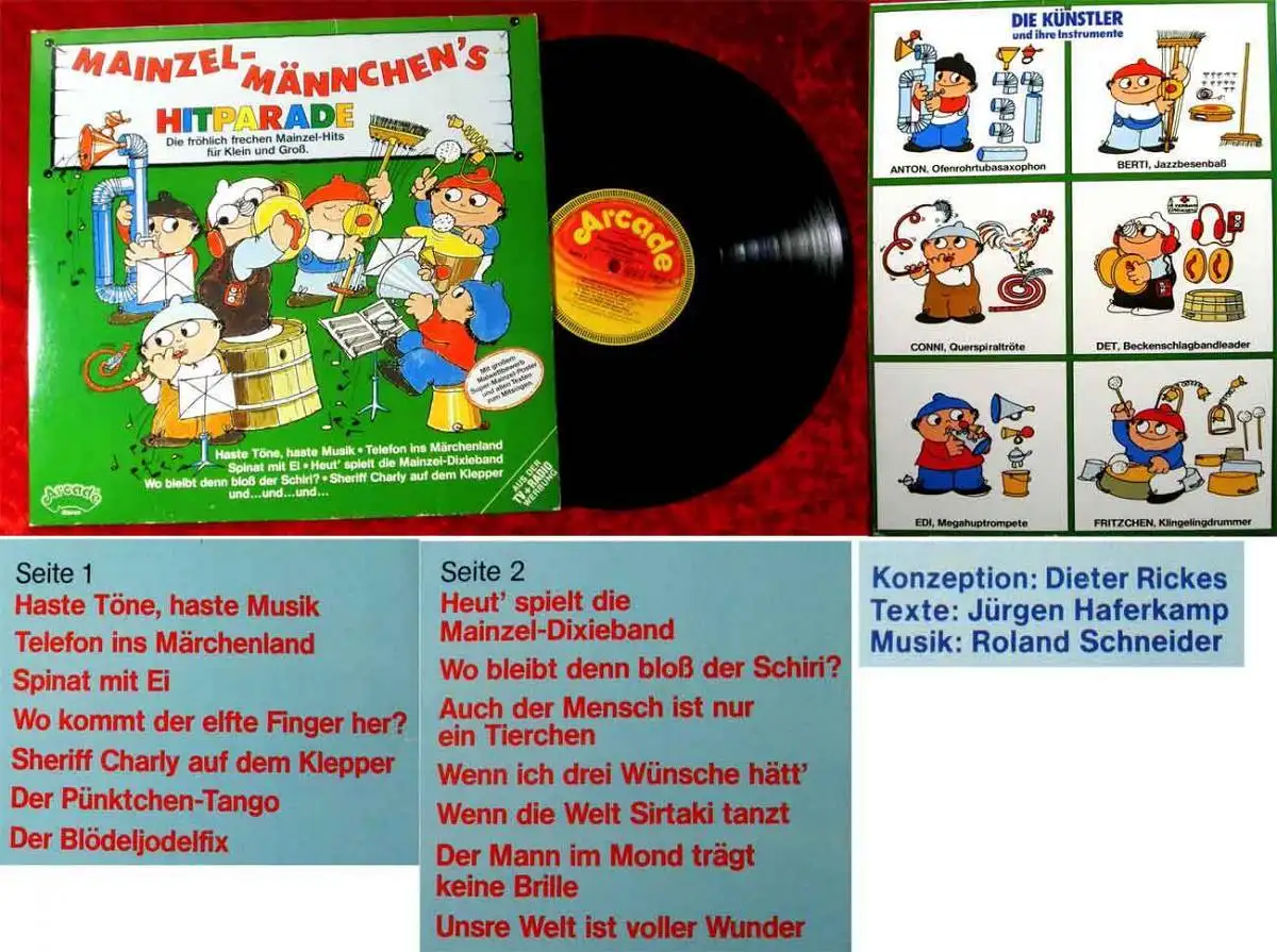 LP Mainzelmännchen´s Hitparade (Arcade ADE G 141) D 1981