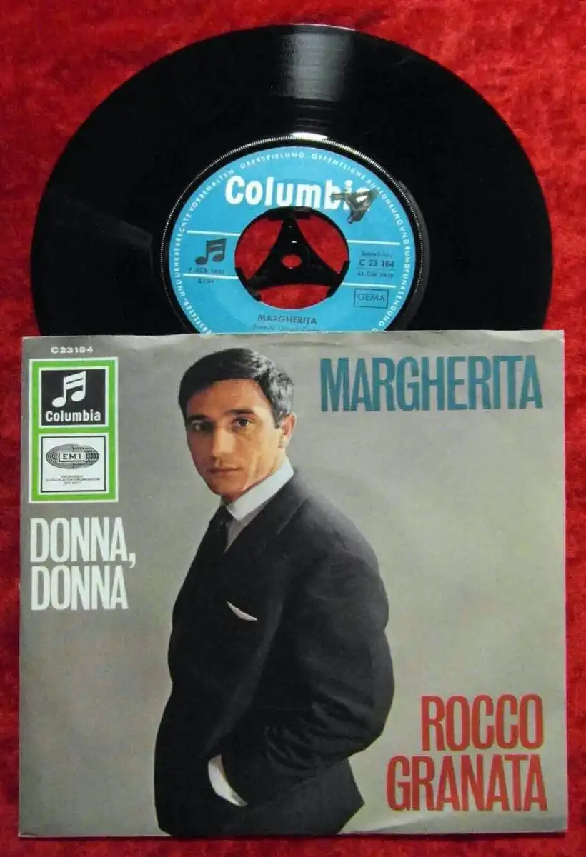 Single Rocco Granata: Margherita (Columbia C 23 184) D 1964
