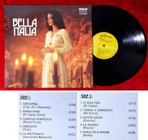 LP Bella Italia - Recorded in the UK (RCA Camden CAS-7206) Australien