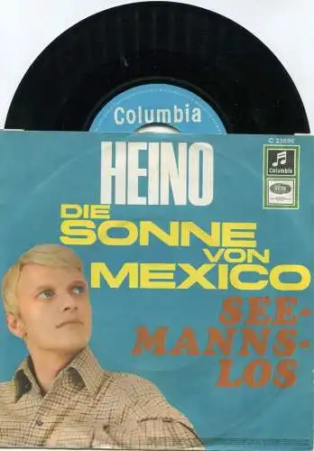 Single Heino: Die Sonne von Mexico (Columbia C 23 696) D 1968