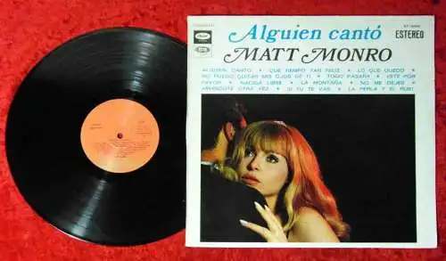 LP Matt Monro: Alguien Canto (Capitol ST 19006) Spain