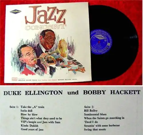 LP Duke Ellington & Bobby Hackett Jazz Concert 1 Teil