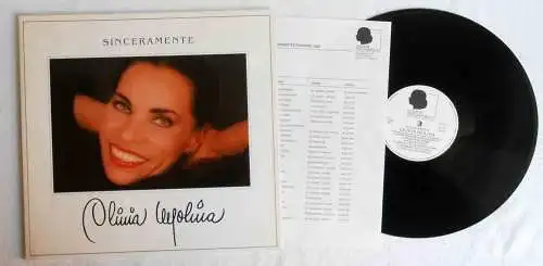 LP Olivia Molina: Sinceramente (Edicion Indoamerica) D 1990