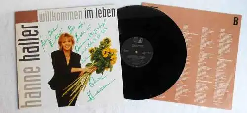 LP Hanne Haller: Willkommen Im Leben (Metronome 849 400-1) D 1991 Signiert