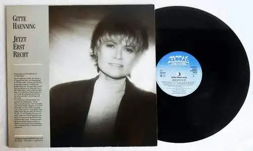 LP Gitte Haenning: Jetzt Erst Recht (Global 208 619) D 1987 Promo