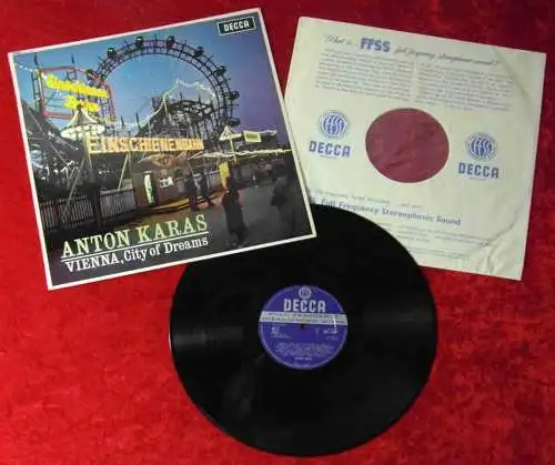 LP Anton Karas: Vienna, City Of My Dreams (Decca SKL 4541) UK 1963