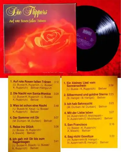 LP Flippers: Auf rote Rosen fallen Tränen (Bellaphon 270-01-015) D 1985
