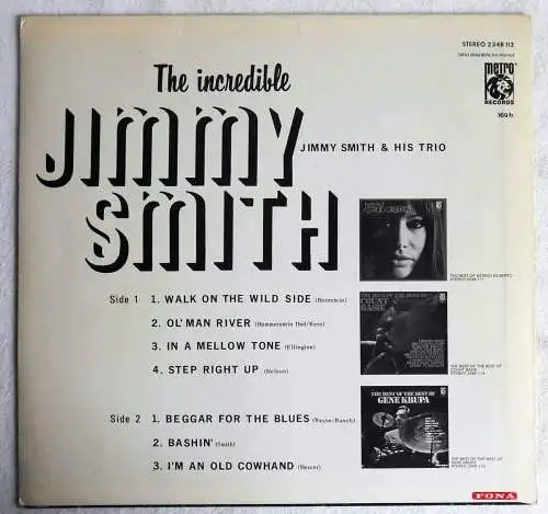 LP Jimmy Smith: The Incredible (Metro 2348 112) NL