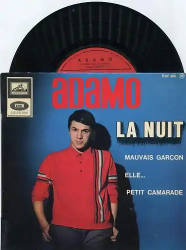 EP Adamo: La Nuit + 3 (HMV EGF 800) F