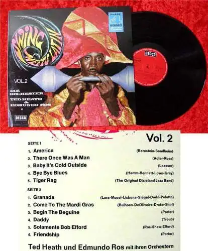 LP Ted Heath & Edmundo Ros Swing Meets Latin Vol 2 ( Decca Phase 4)