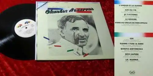 LP Charles Aznavour: Le Due Voci de Charles Aznavour