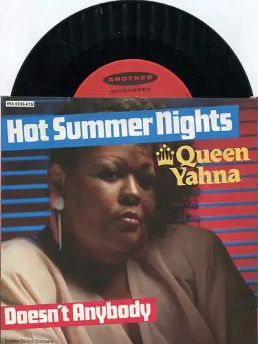 Single Queen Yahia: Hot Summer Nights (Efa 5236-01S) D 1986