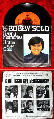 Single Bobby Solo: Happy Memories (CBS 5022) D 1969