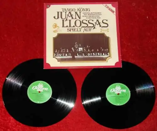 2LP Juan Llossas: Tango König Juan Llossas spielt auf (Odeon 1C 178-31 766/67)