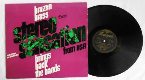 LP Henry Jerome: Brazen Brass Brings Back The Friends (Brunswick 267071) D 1964