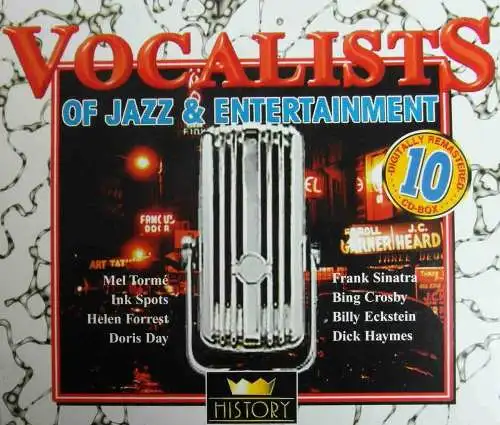 10CD Box Vocalists of Jazz & Entertainment (History)