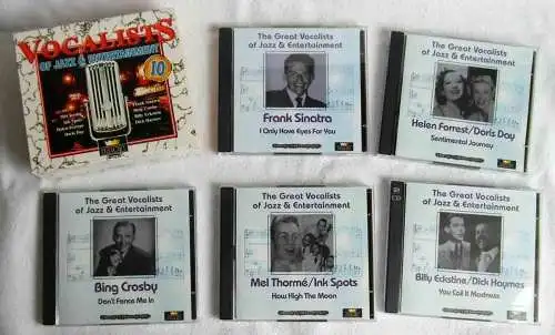10CD Box Vocalists of Jazz & Entertainment (History)