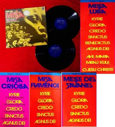 2LP Missa (Philips 6641 069) D - Missa Luba / Missa Criolla / Missa Flamenca....