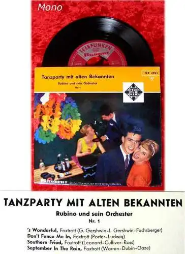 EP Rubino: Tanzparty mit alten Bekannten Nr. 1 (Telefunken) D
