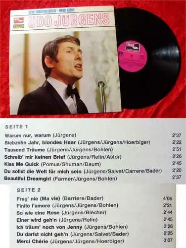 LP Udo Jürgens Seine grössten Erfolge Merci Cherie