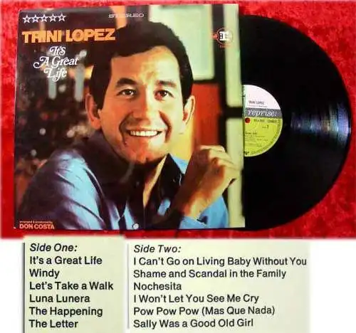 LP Trini Lopez: It´s a Great Life (Reprise RS 6285) D