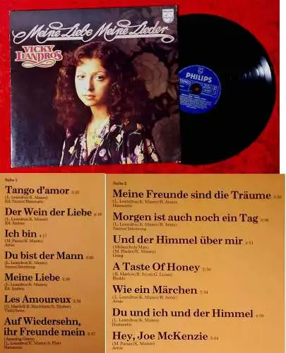 LP Vicky Leandros: Meine Liebe Meine Lieder (Philips 66 398 6) Clubsonderauflage
