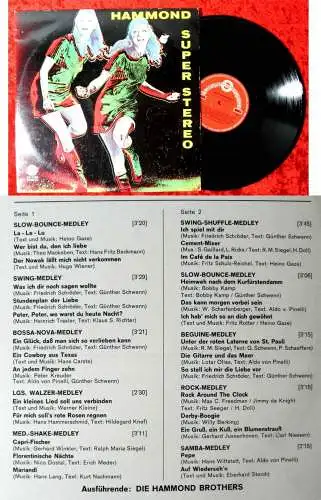 LP Hammond Brothers: Hammond Super Stereo (Tempo LP 7105) D