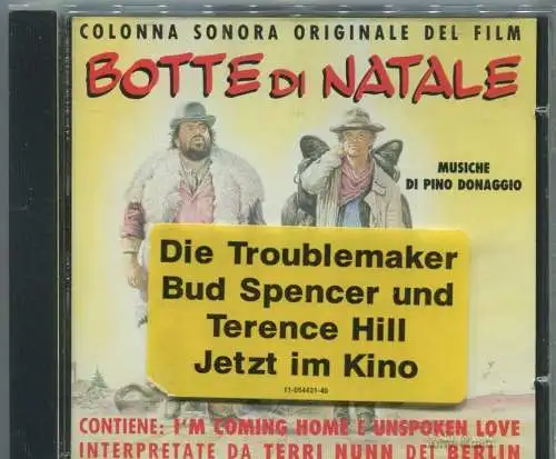CD Pino Donaggio: Botte Di Natale - Bud Spencer Terence Hill Soundtrack 1995