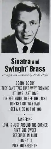 LP Frank Sinatra: Sinatra And Swingin´ Brass (Reprise Stereo FS-1005) D