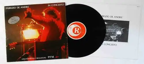 LP Fabrizio de André: In Concerto (Dischi 0065.013) D 1979