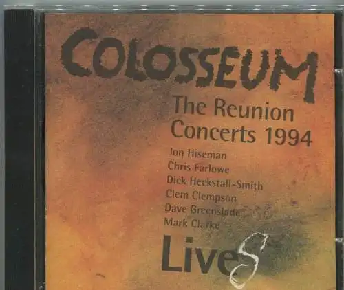 CD Colosseum: Reunion Concerts 1994 (Intuition) 1995