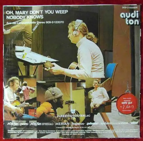 Single Happy Day Singers: Oh Mary Don´t You Weep Nobody Knows (Auditon) D