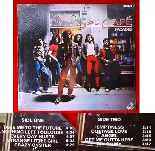LP Sad Café: Facades (RCA PL 25249) D 1979 Neuwertig