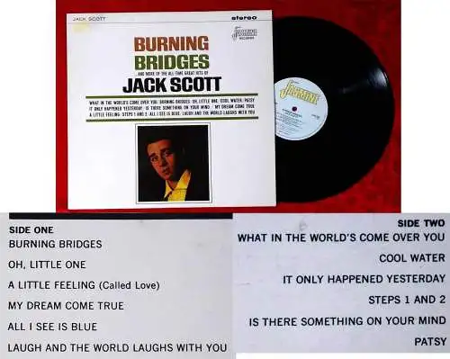 LP Jack Scott: Burning Bridges (Jasmine JAS 305) UK