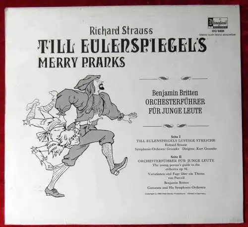 LP Symphonie Orchester Graunke: Till Eulenspiegels lustige Streiche (Disneyland)