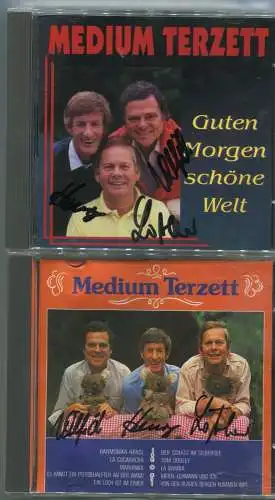 2 CD Medium Terzett (Signiert)  Unsere größten Hits / Guten Morgen schöne Welt