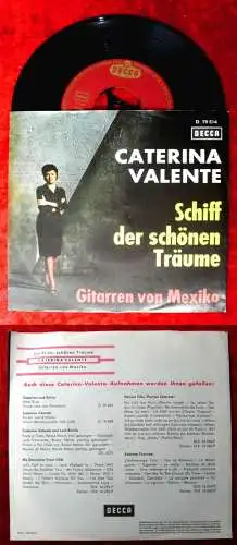 Single Caterina Valente: Schiff der schönen Träume (Decca D 19 514) D