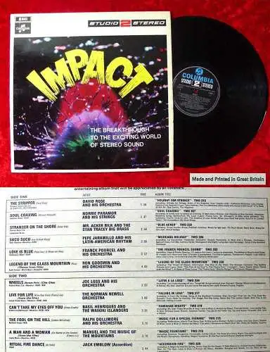 LP Impact - Exciting World of Stereo Sound Franck Pourcel Norrie Paramor (UK)