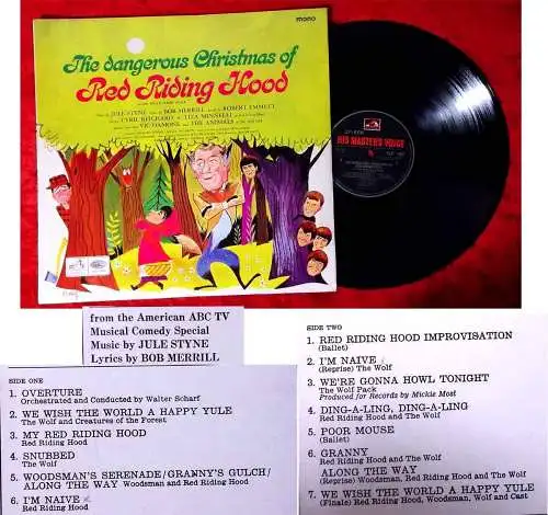 LP Dangerous Christmas of Red Riding Hood (HMV Mono CLP 1937) UK 1965