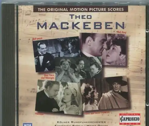 CD Kölner Rundfunkorchester Emmerich Smola: Theo Mackeben Picture Scores (1995)