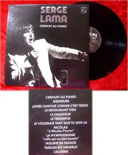 LP Serge Lama: L'Enfant au Piano