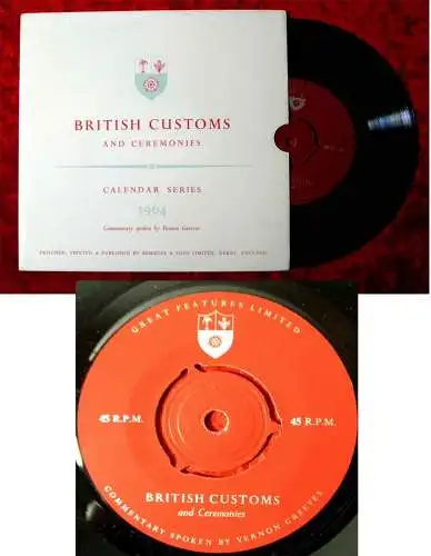 EP British Customs & Ceremonies Calendar Series - 1964 -  Vernon Greeves (UK)