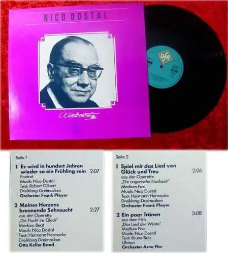 EP Nico Dostal zum 85., Geburtstag 1980 Promo Maxi Sing