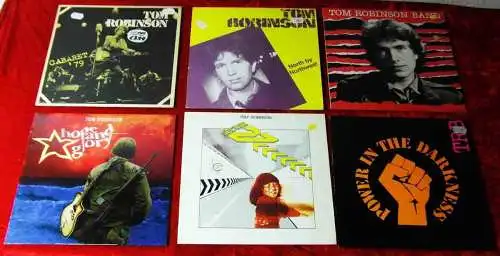 6 Langspielplatten TOM ROBINSON - Vinylsammlung -