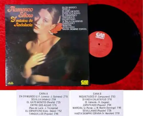 LP Flamenco Show - Y Musica de Andalucia (Gramusic GM 703) Spanien 1978