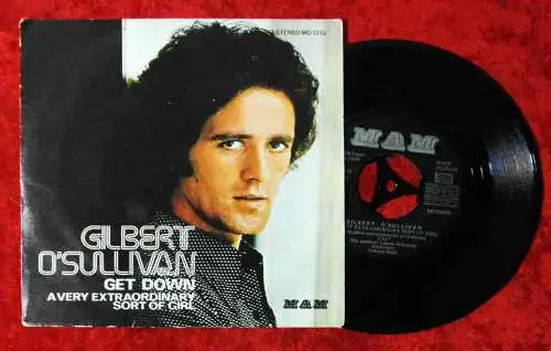 Single Gilbert O´Sullivan; Get Down (MAM MO 1332) Spanien 1973