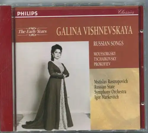 CD Galina Vishnevskaya: Russian Songs (Philips) 1995